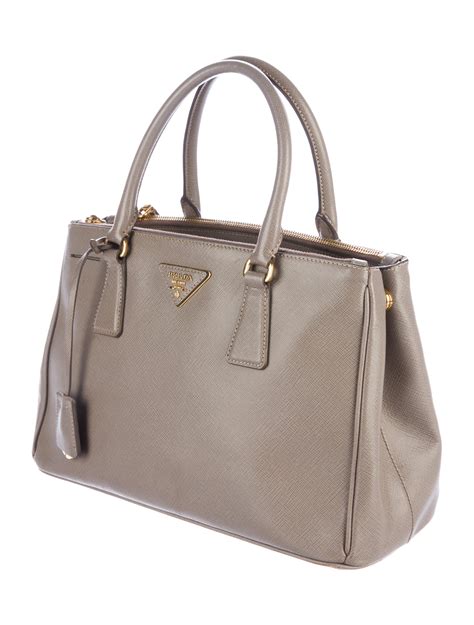 prada double zip tote olive|saffiano leather double Prada bag.